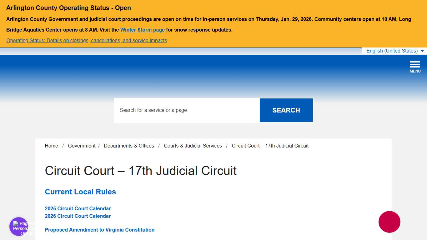 Circuit Court – 17th Judicial Circuit – Official Website of Arlington County Virginia Government