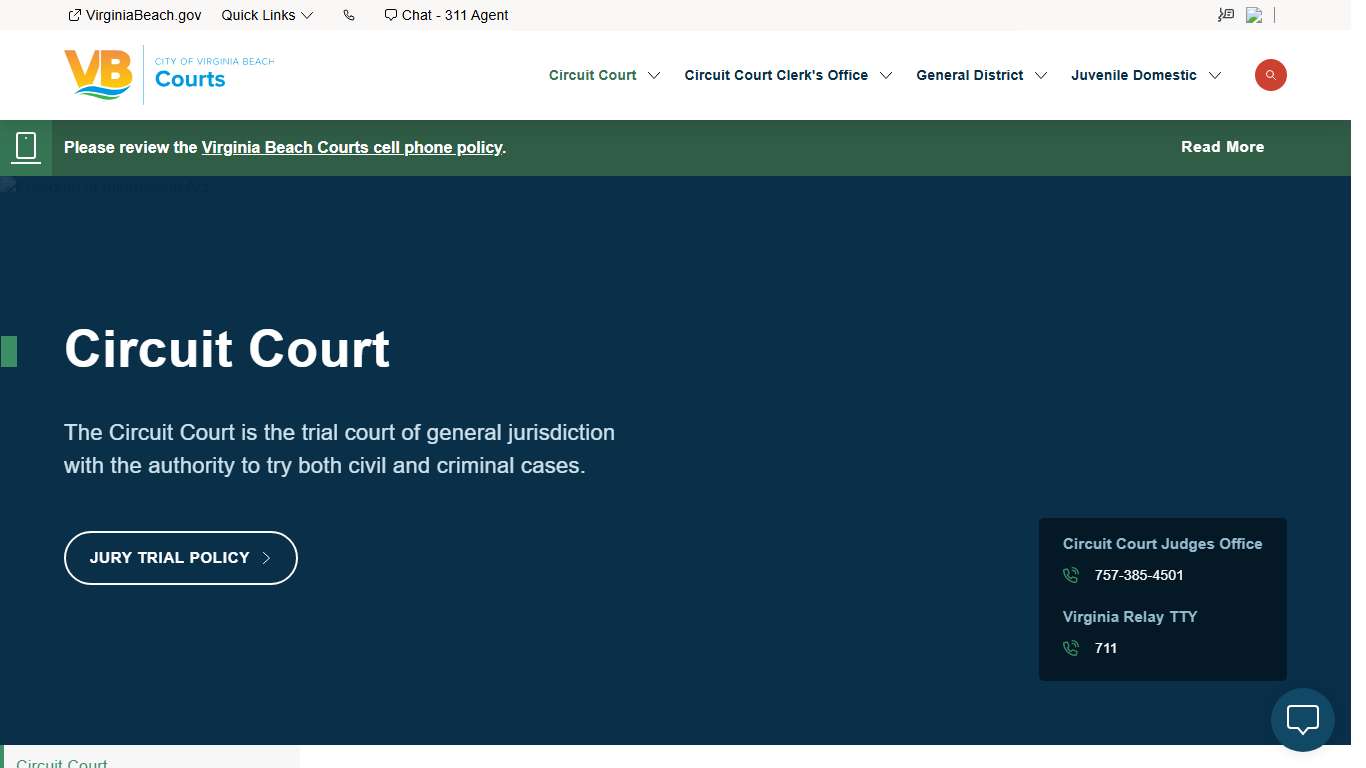 Circuit Court City of Virginia Beach